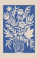 canvas-print-cobalt-blue-floral-block-print