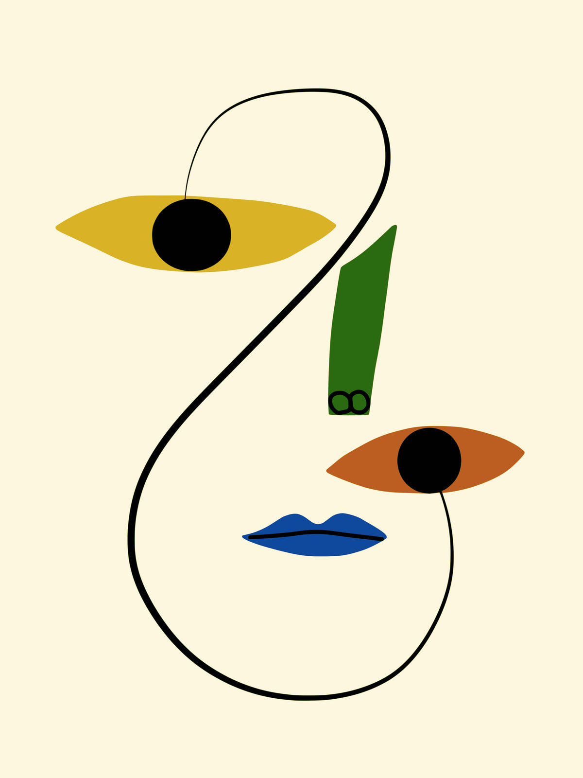 canvas-print-line-face-art