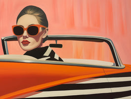 framedcanvas-print-woman-in-a-cadilac