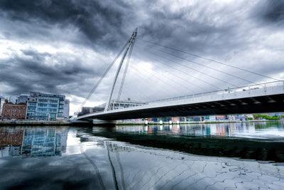 poster-print-samuel-beckett-bridge-with-clouds