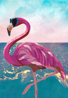 framedposter-print-flamingo-goes-to-the-beach