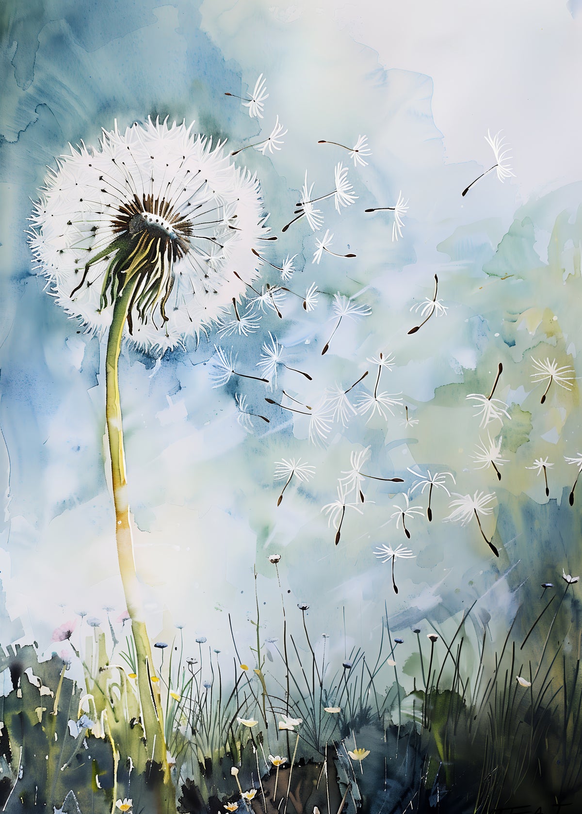 framedcanvas-print-the-dandelion