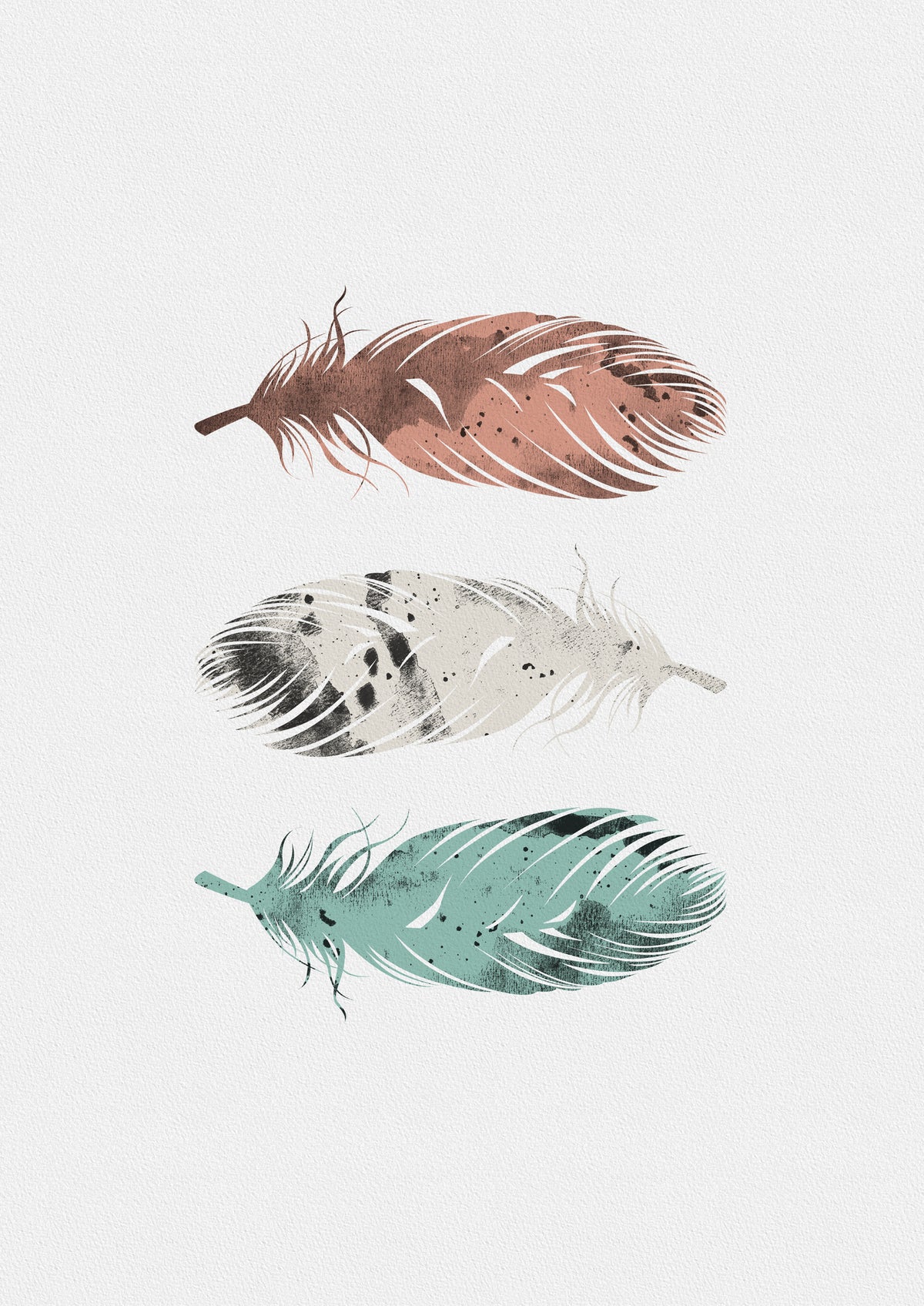 framedposter-print-pastel-feathers