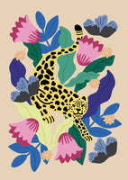 aluminium-print-floral-leopard