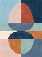 framedposter-print-overlapping-semi-circles-in-earthy-tones