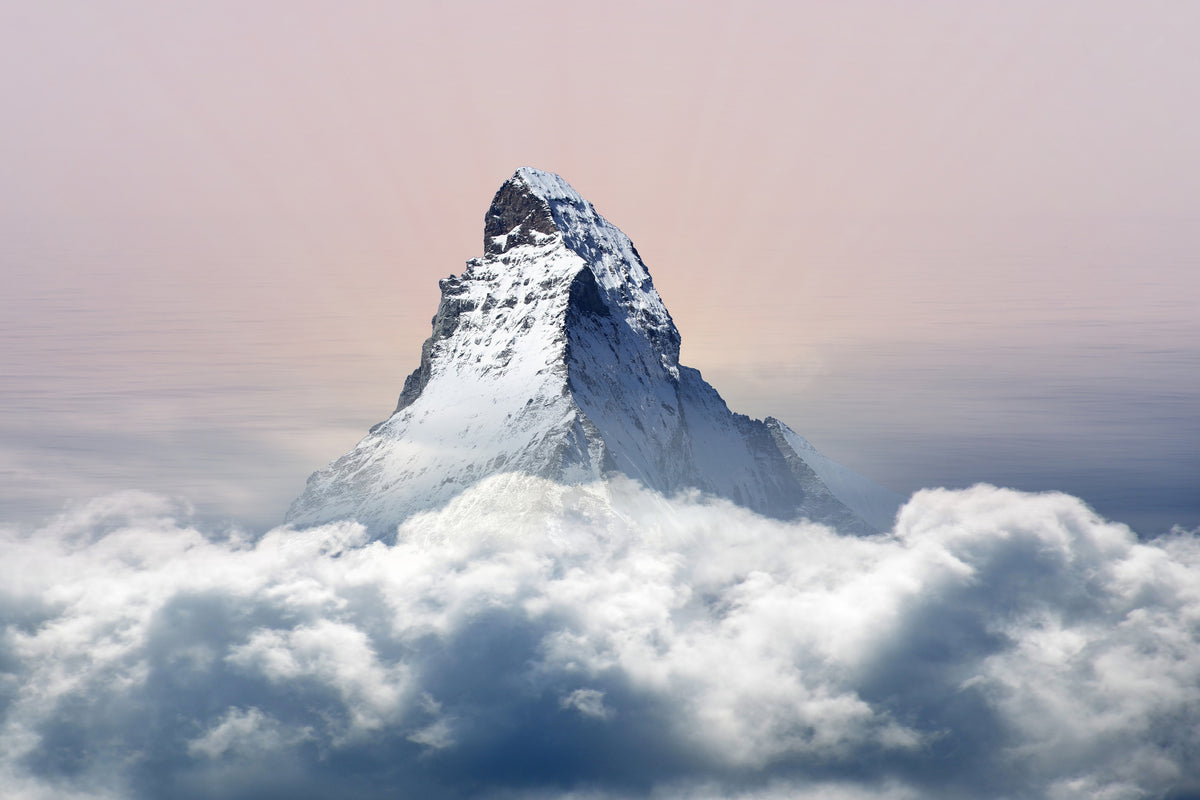 aluminium-print-matterhorn-in-clouds