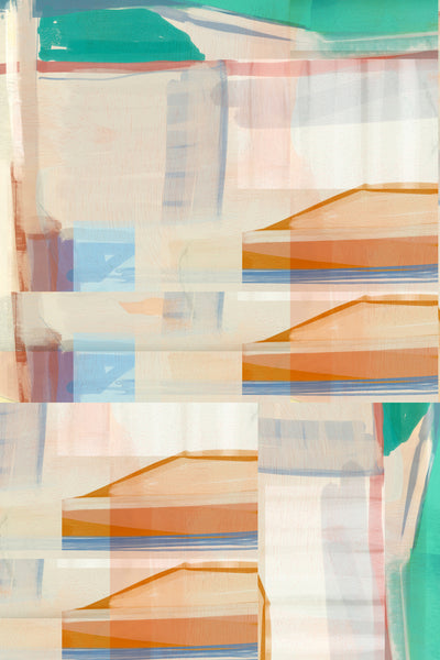 poster-print-blue-orange-shapes-no1