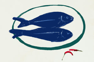 framedposter-print-blue-fish-and-spice
