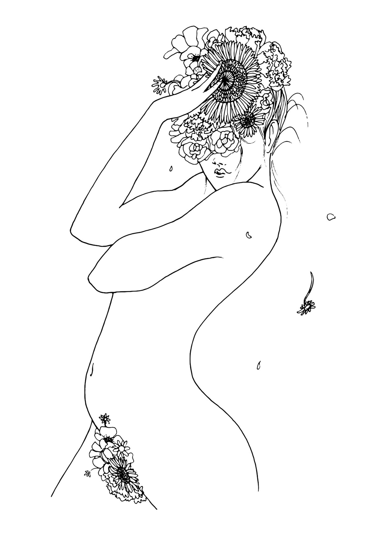 aluminium-print-flower-girl