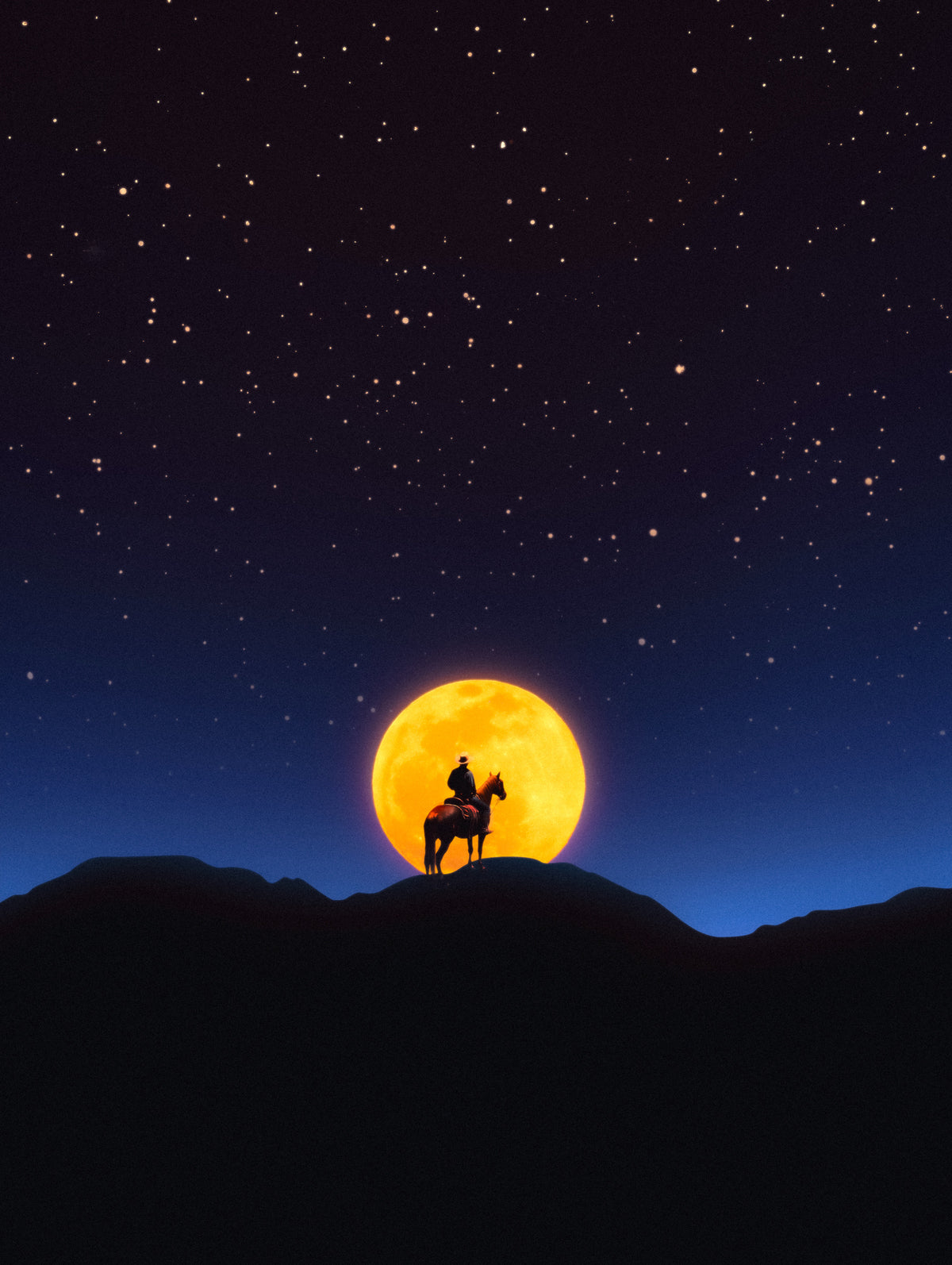 acrylic-print-the-rider-and-the-moon