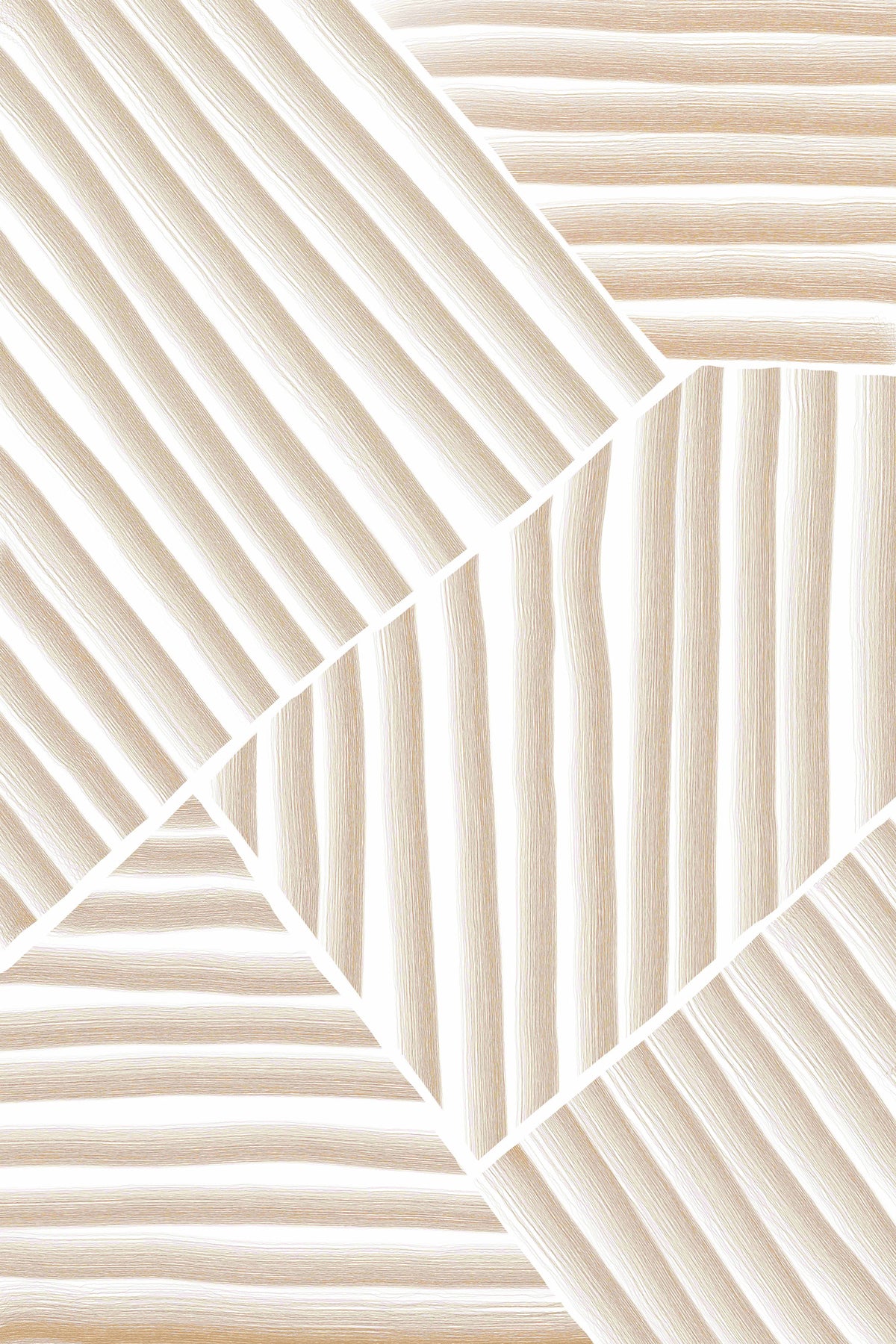 aluminium-print-beige-line-art