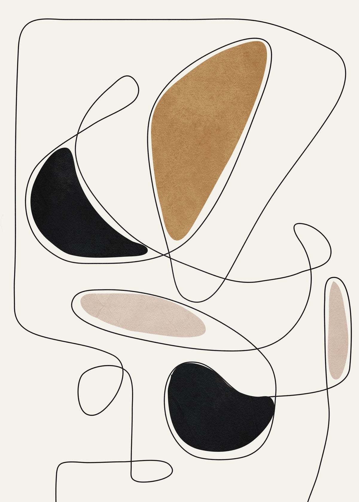 framedposter-print-thin-flow-iii