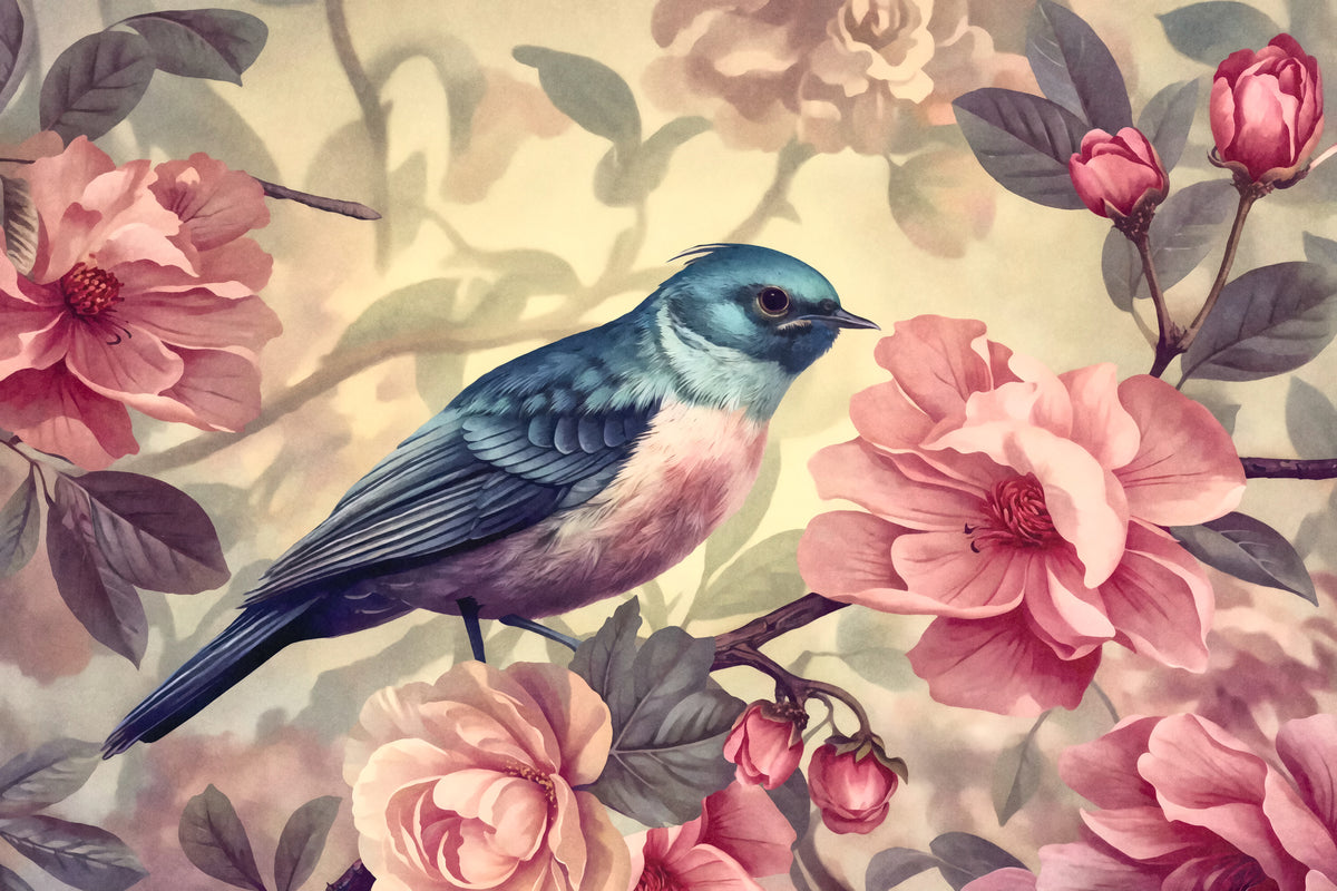 aluminium-print-spring-bird-romance