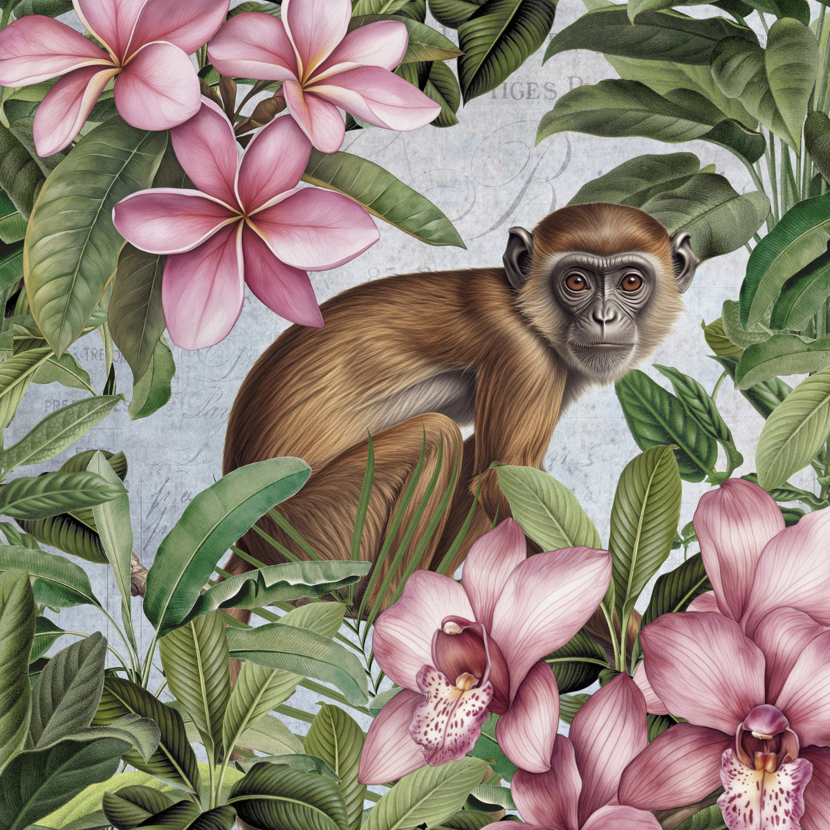 canvas-print-monkey-garden