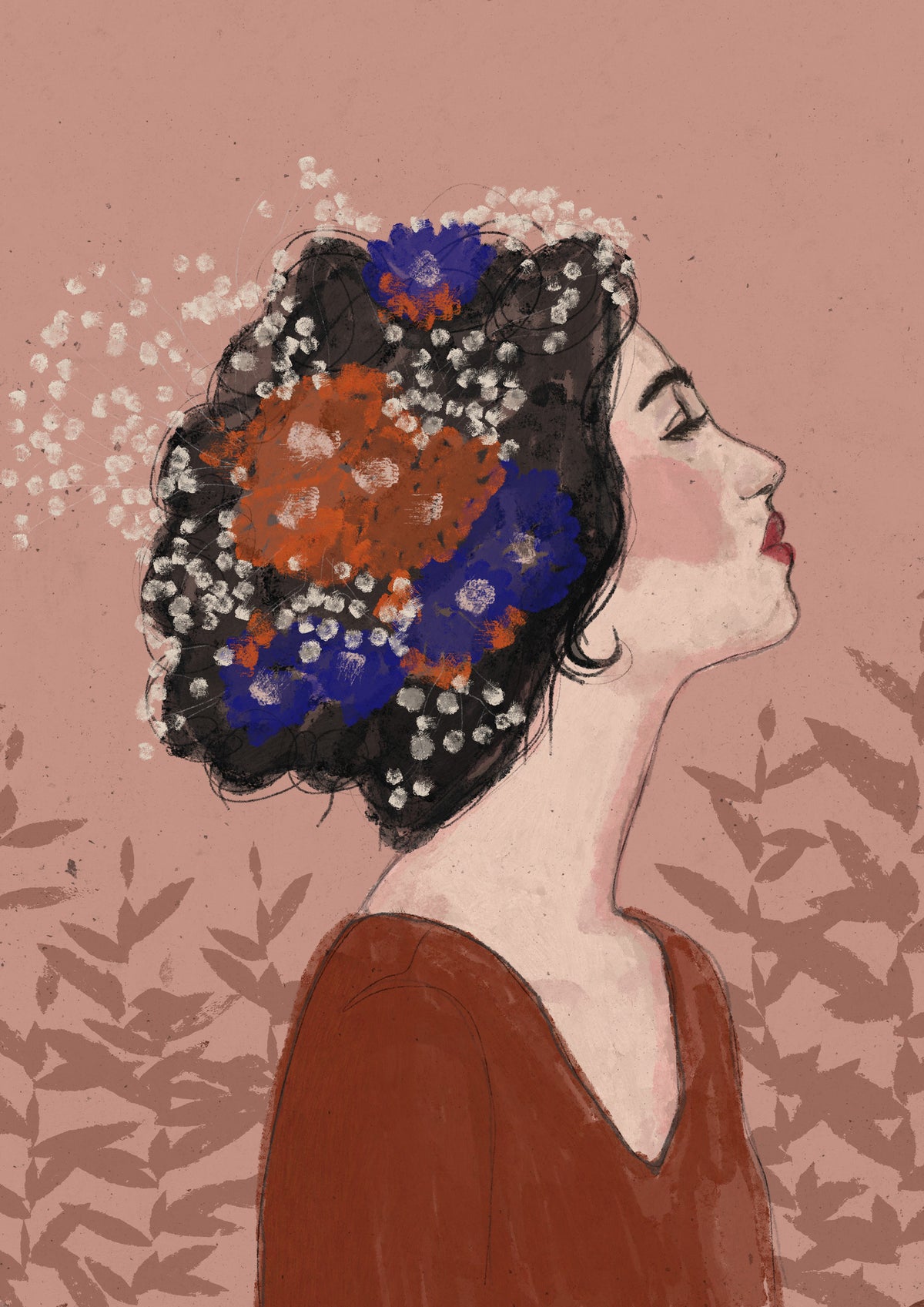 framedposter-print-blossoms-in-profile