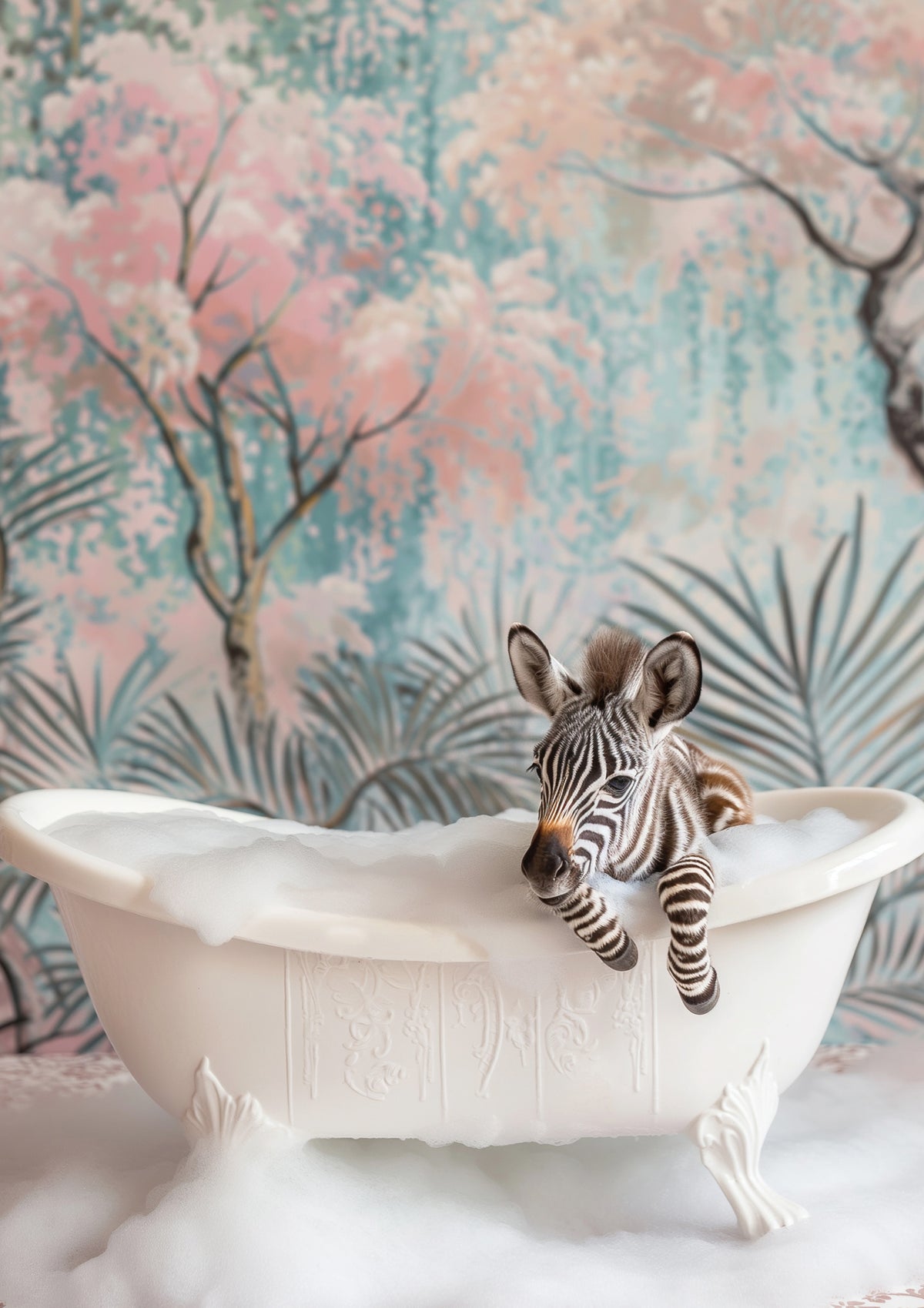 acrylic-print-bubbly-zebra-delight