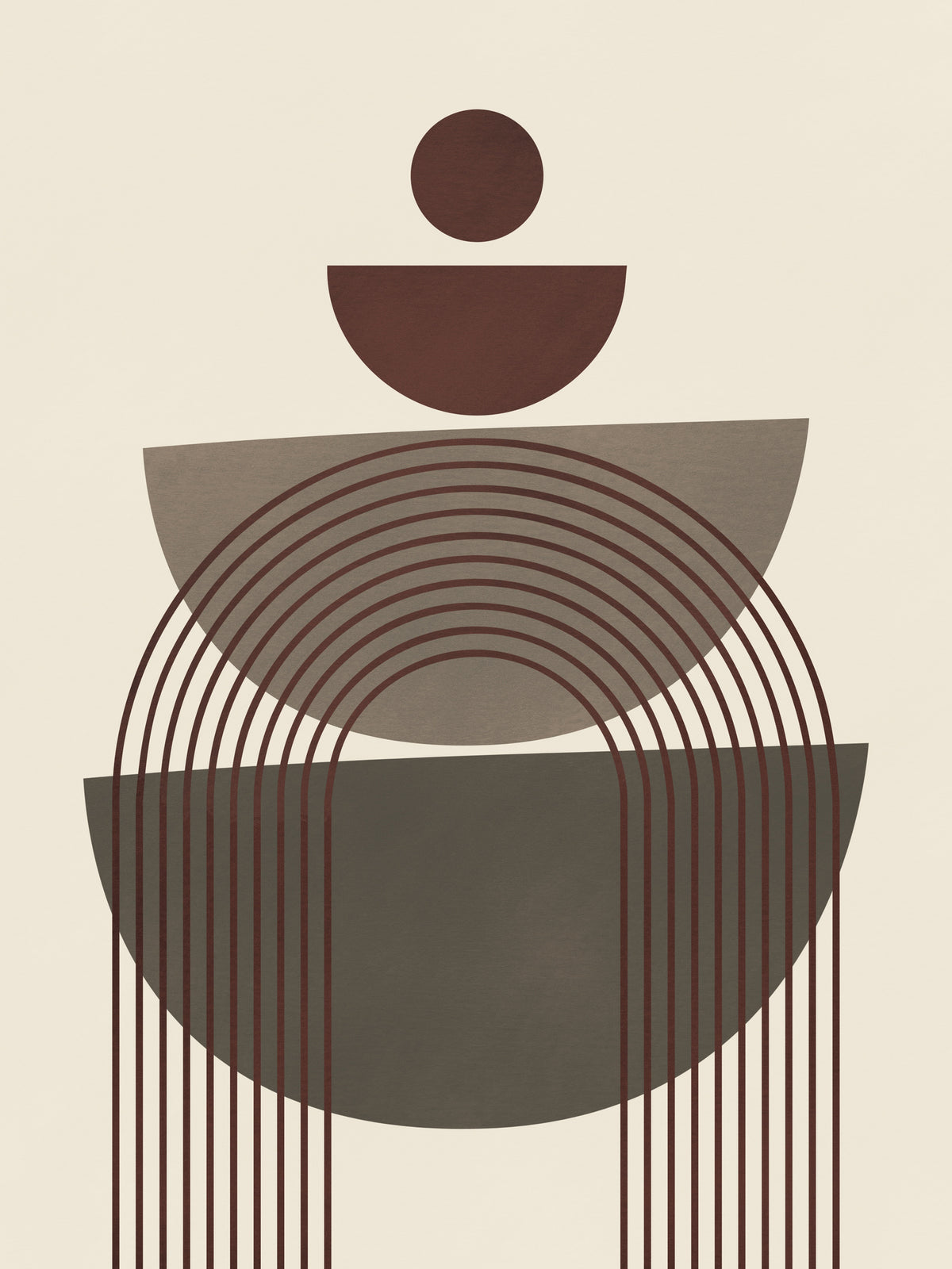 framedposter-print-brown-geometrical-shape