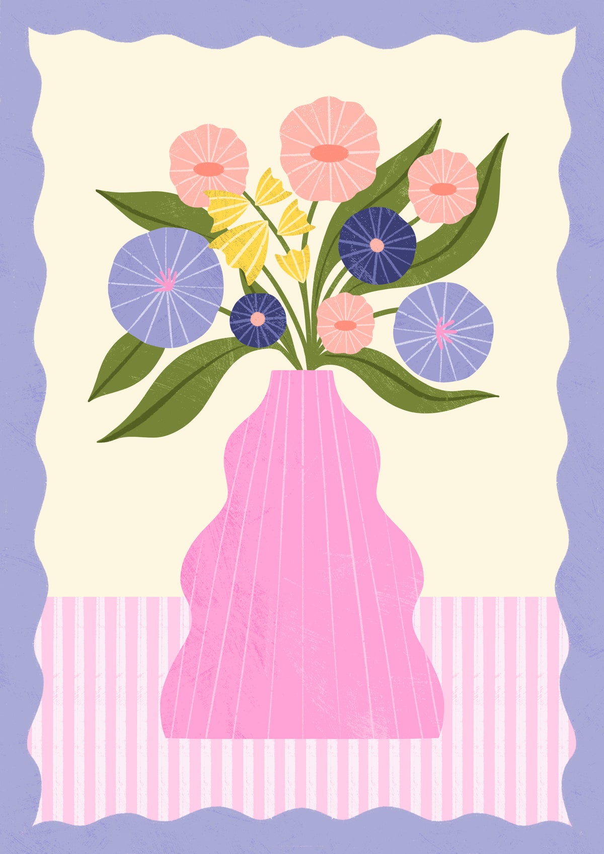 framedcanvas-print-flowers-in-pink-vase