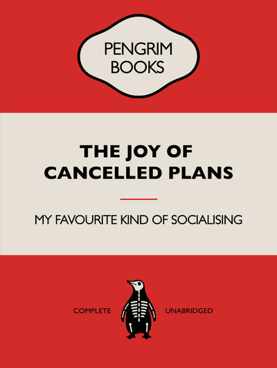 poster-print-the-joy-of-cancelled-plans-funny-vintage-book-cover-sarcastic-self-help-red