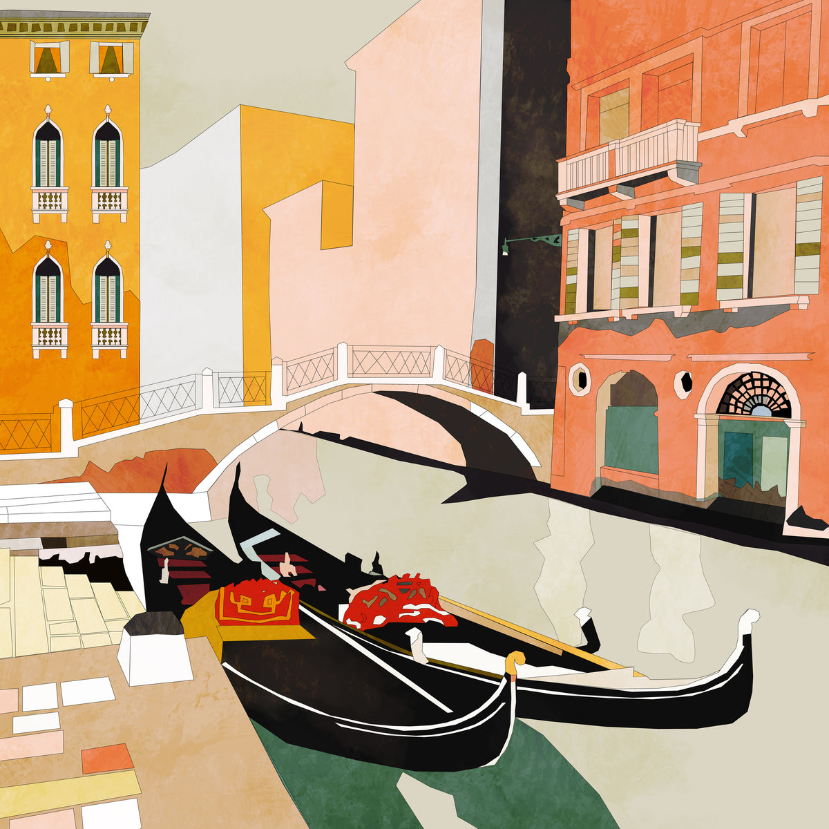 canvas-print-venedig-gondeln