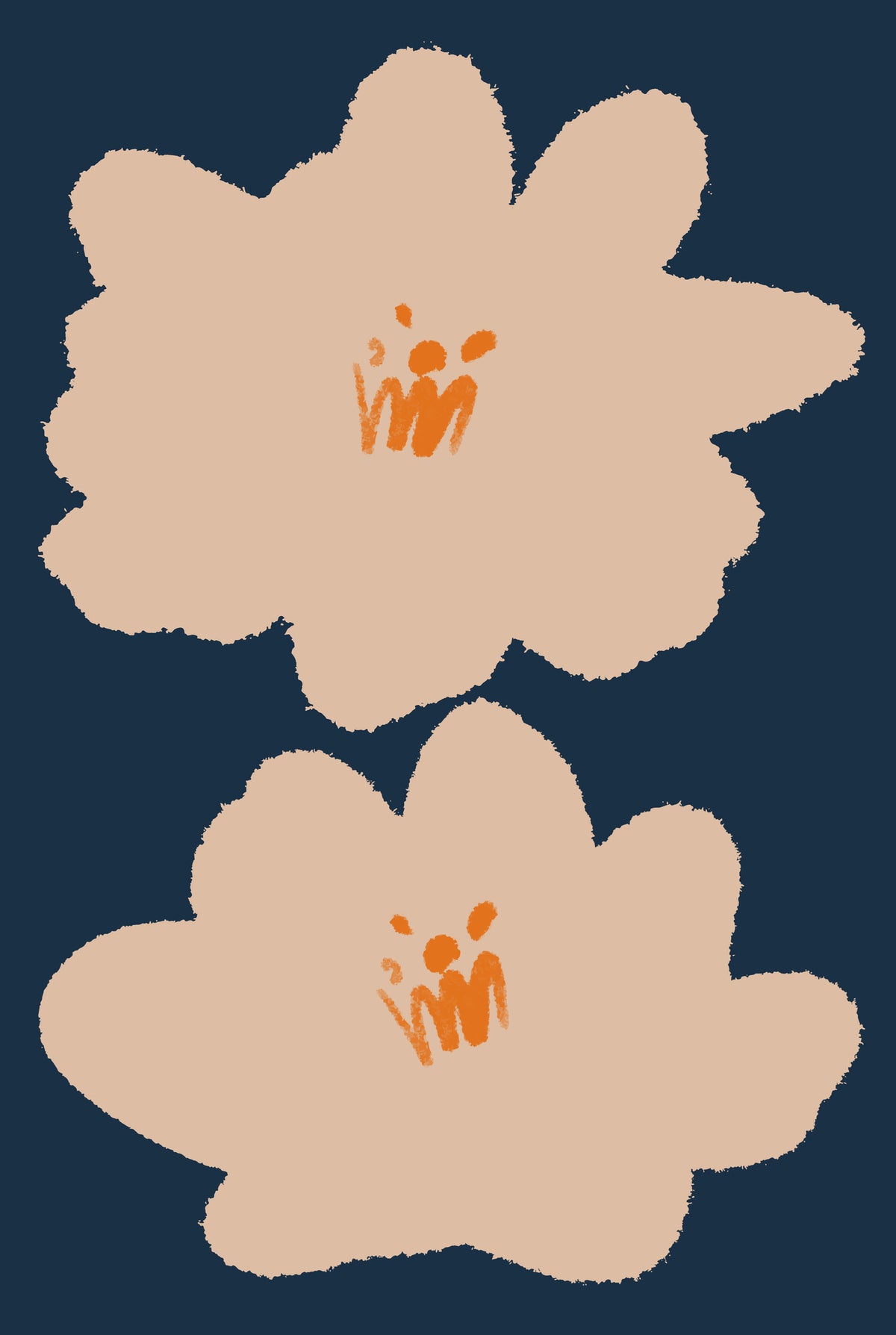 framedcanvas-print-blossoms-on-navy