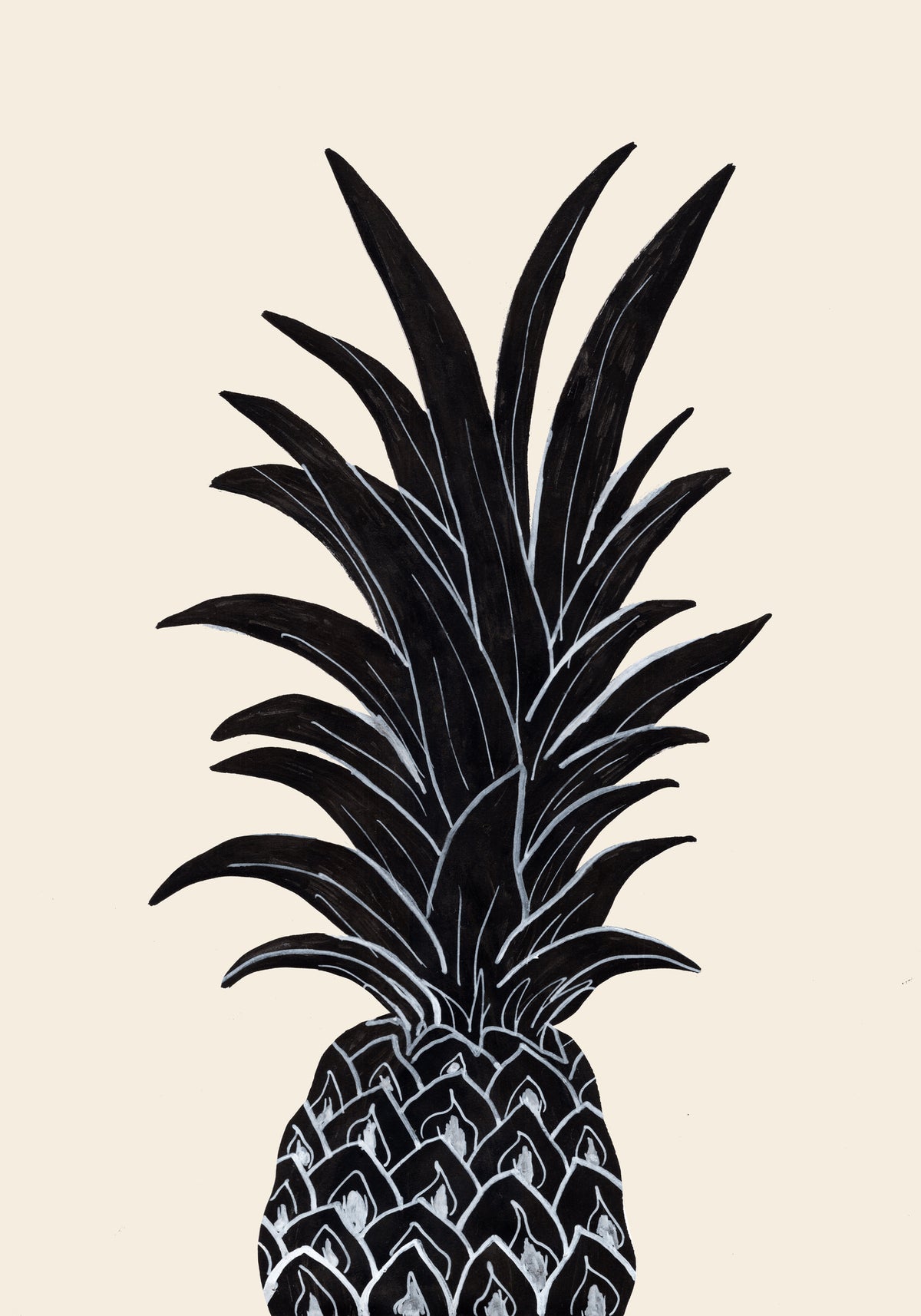 framedcanvas-print-black-pineapple