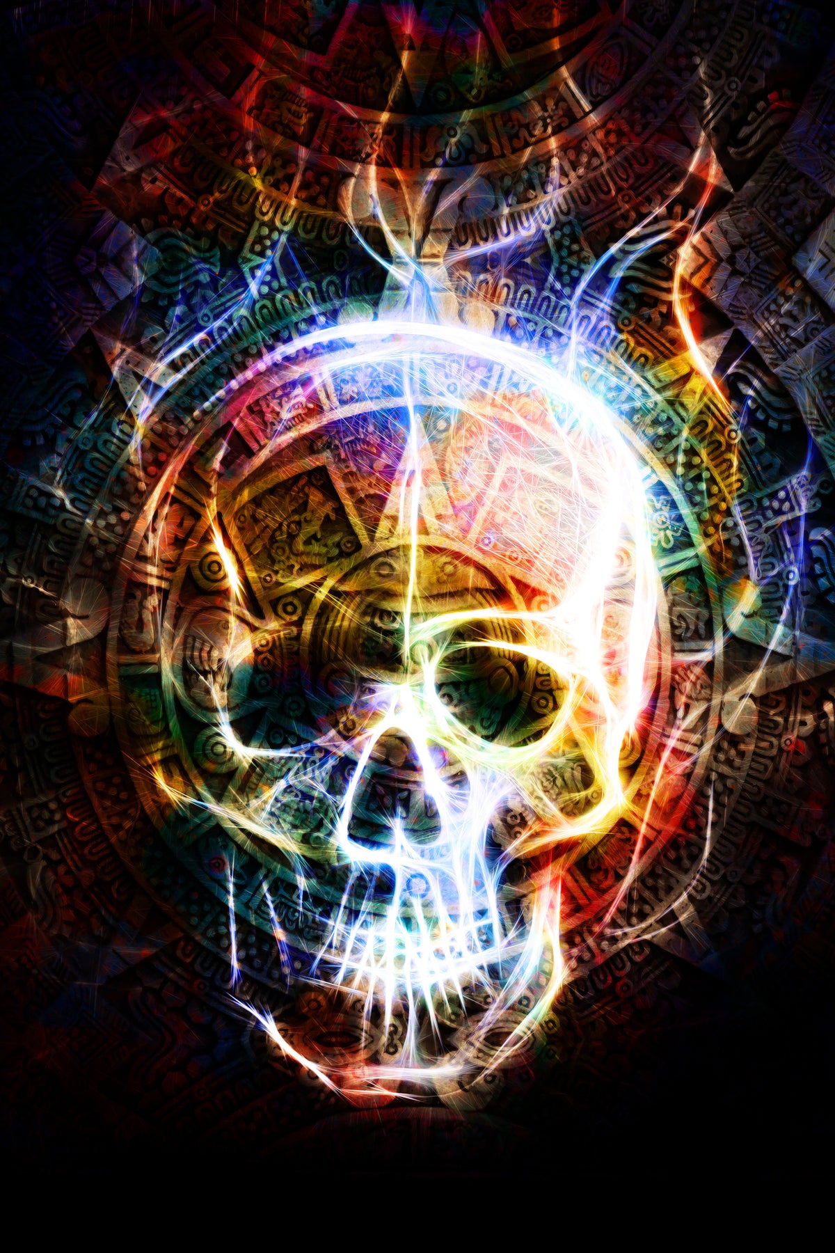 canvas-print-psychedelic-skull