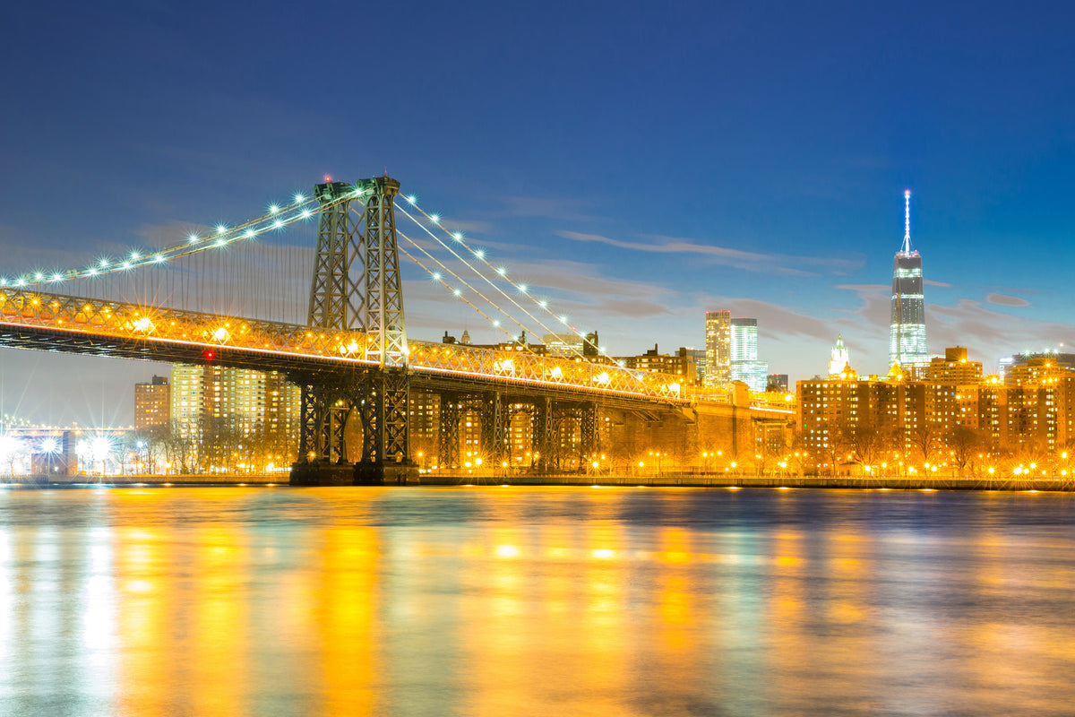 acrylic-print-brooklyn-bridge-at-night