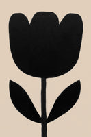 framedposter-print-black-tulip-silhouette