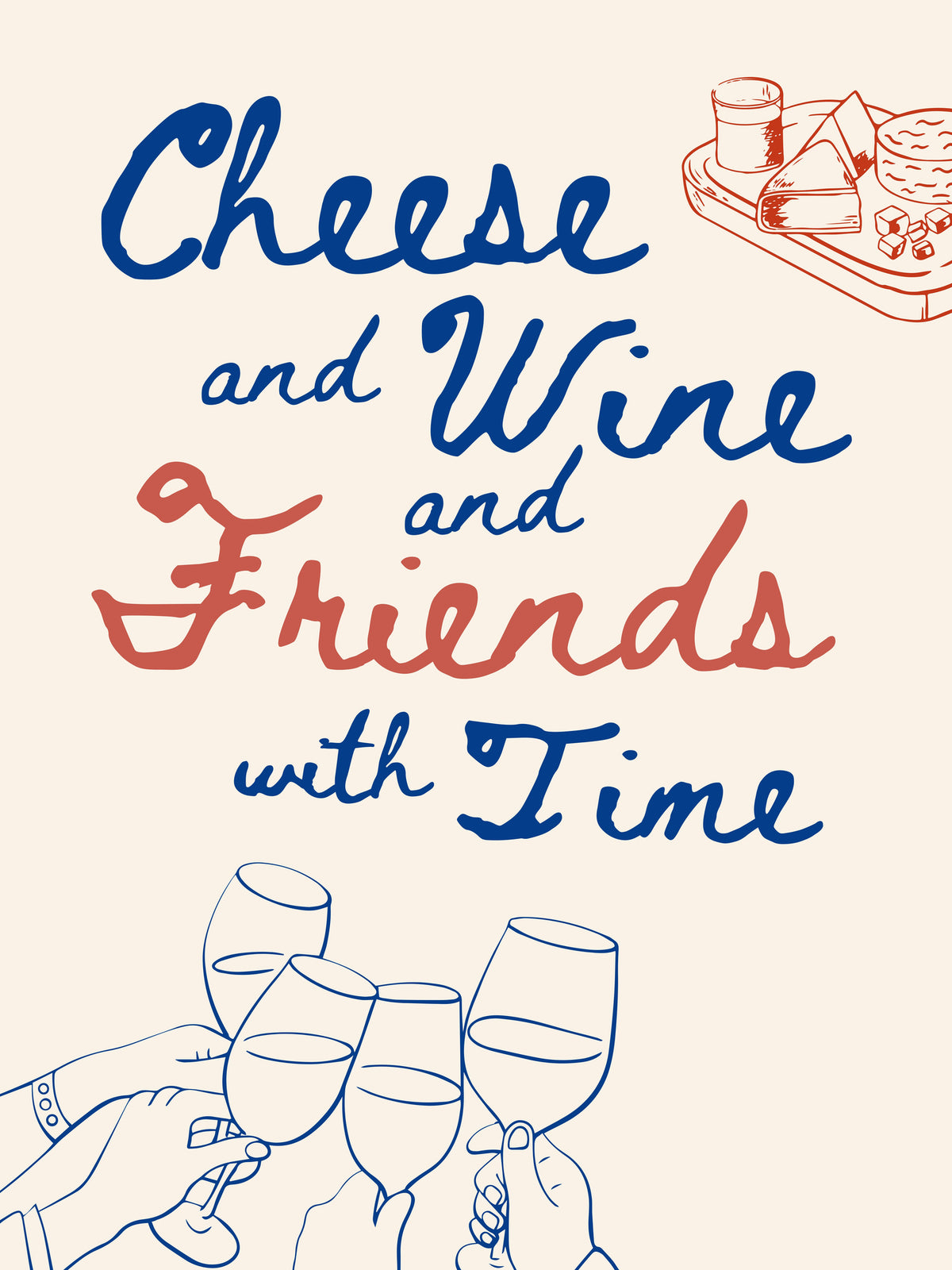 acrylic-print-cheese-and-wine-text-illustration