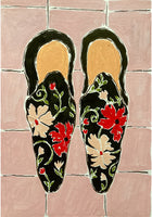 poster-print-black-shoes-on-pink-tiles
