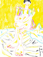 acrylic-print-the-girl-in-the-yellow-dress