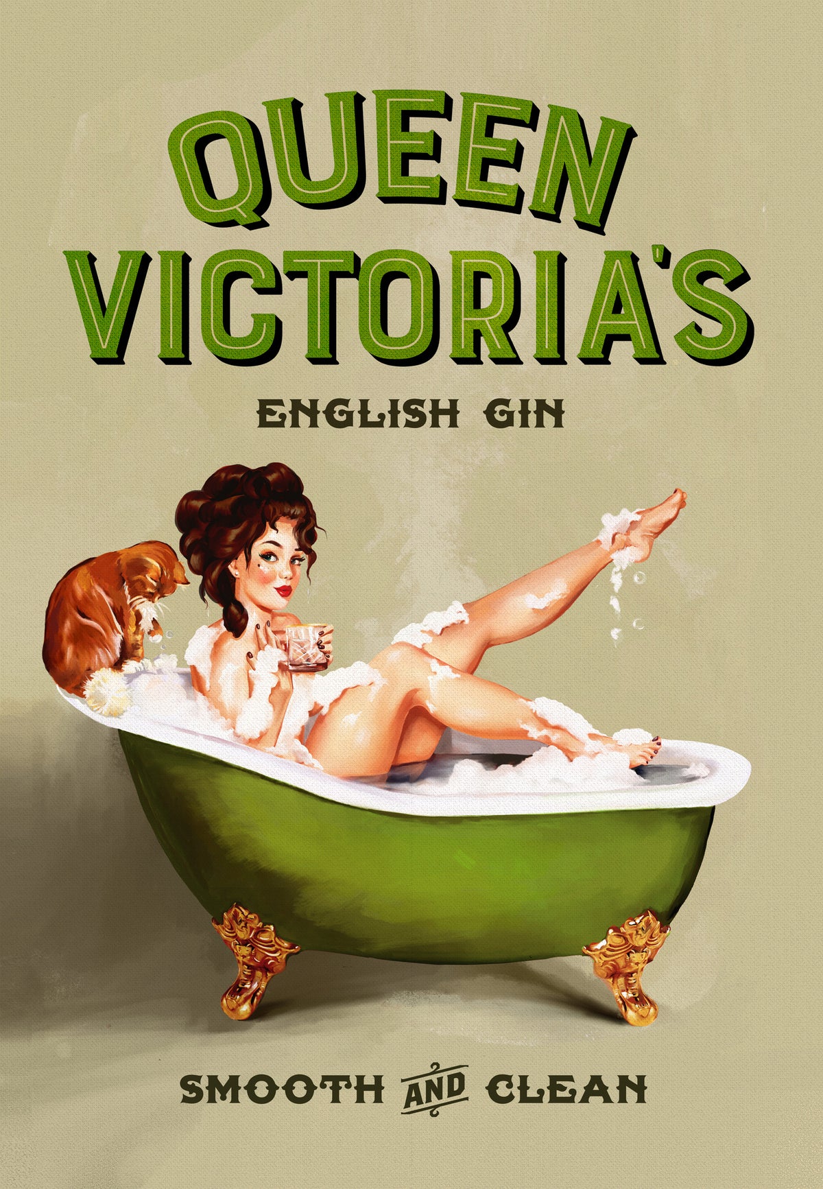 canvas-print-queen-victoria-english-gin-bath-pinup-girl