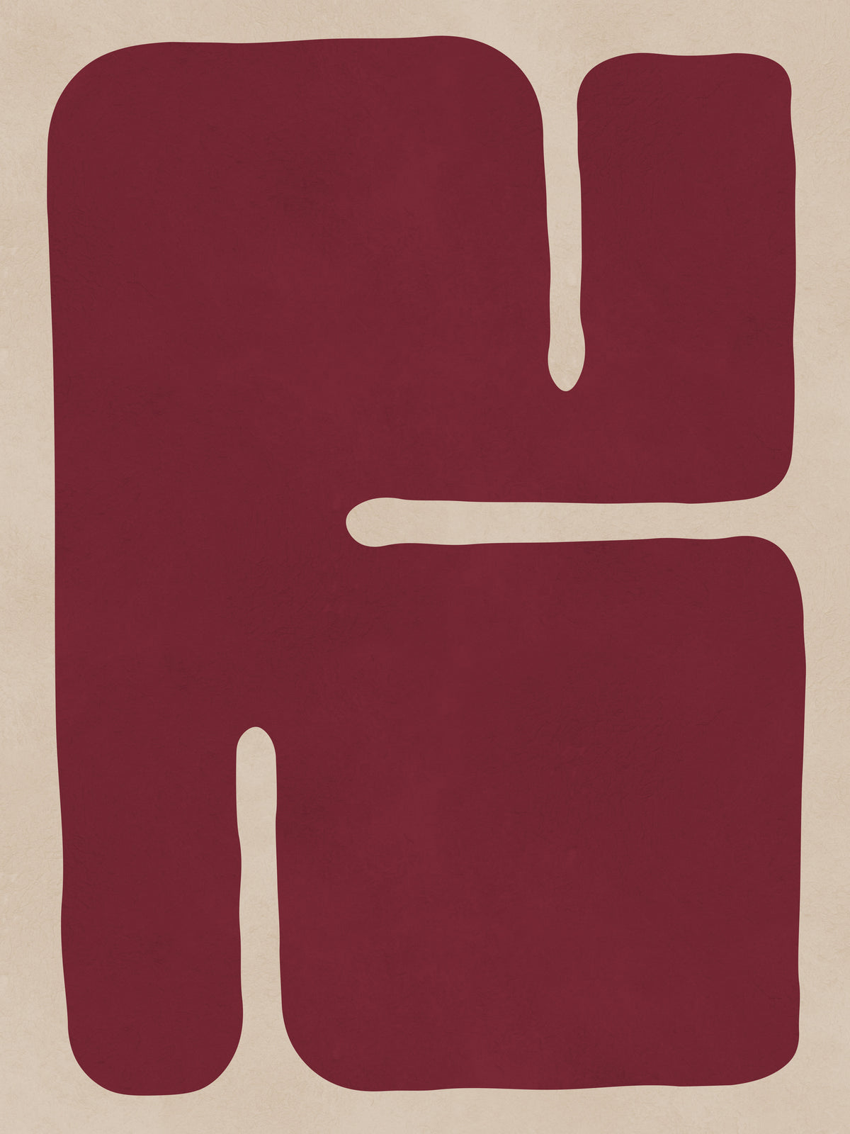 framedposter-print-crimson-contours