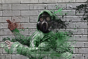 framedposter-print-graffiti-gas-mask