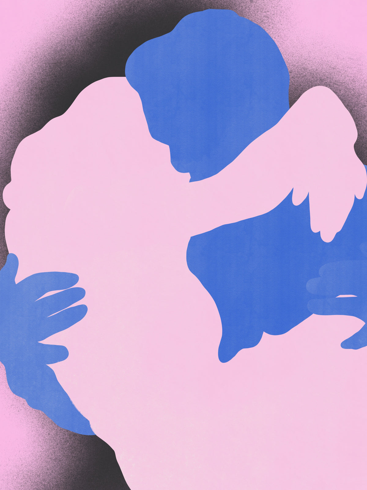 aluminium-print-two-abstract-figures-in-an-embrace