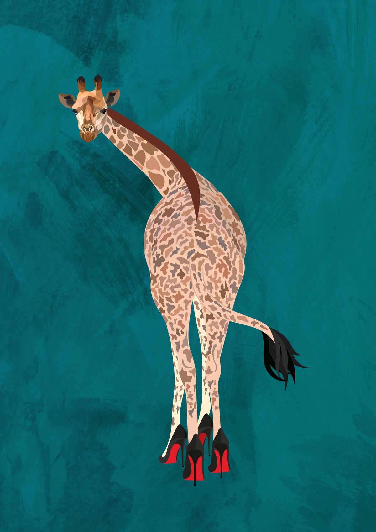 aluminium-print-quirky-giraffe-green