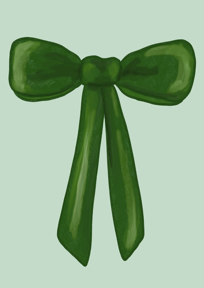 poster-print-emerald-ribbon-charm