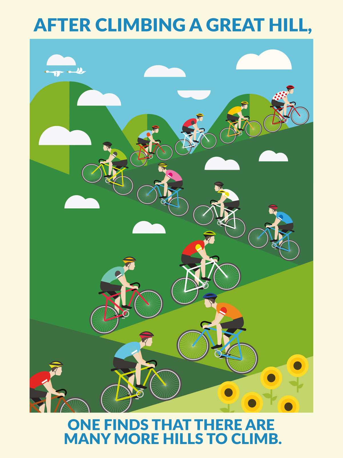 framedposter-print-hill-climbing
