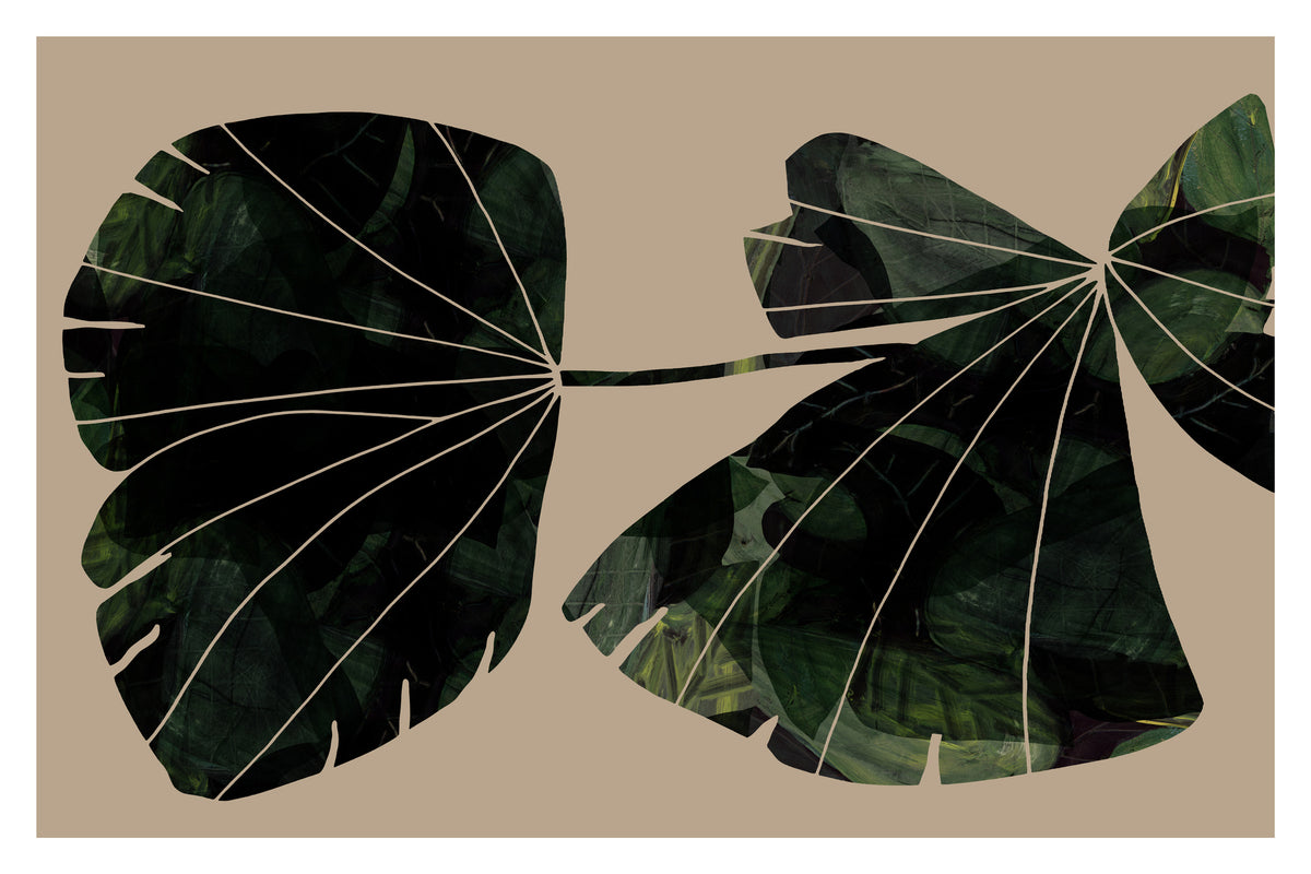 framedcanvas-print-lush-leaf-graphic-plant-print-no1