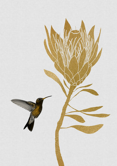 poster-print-hummingbird-flower-i