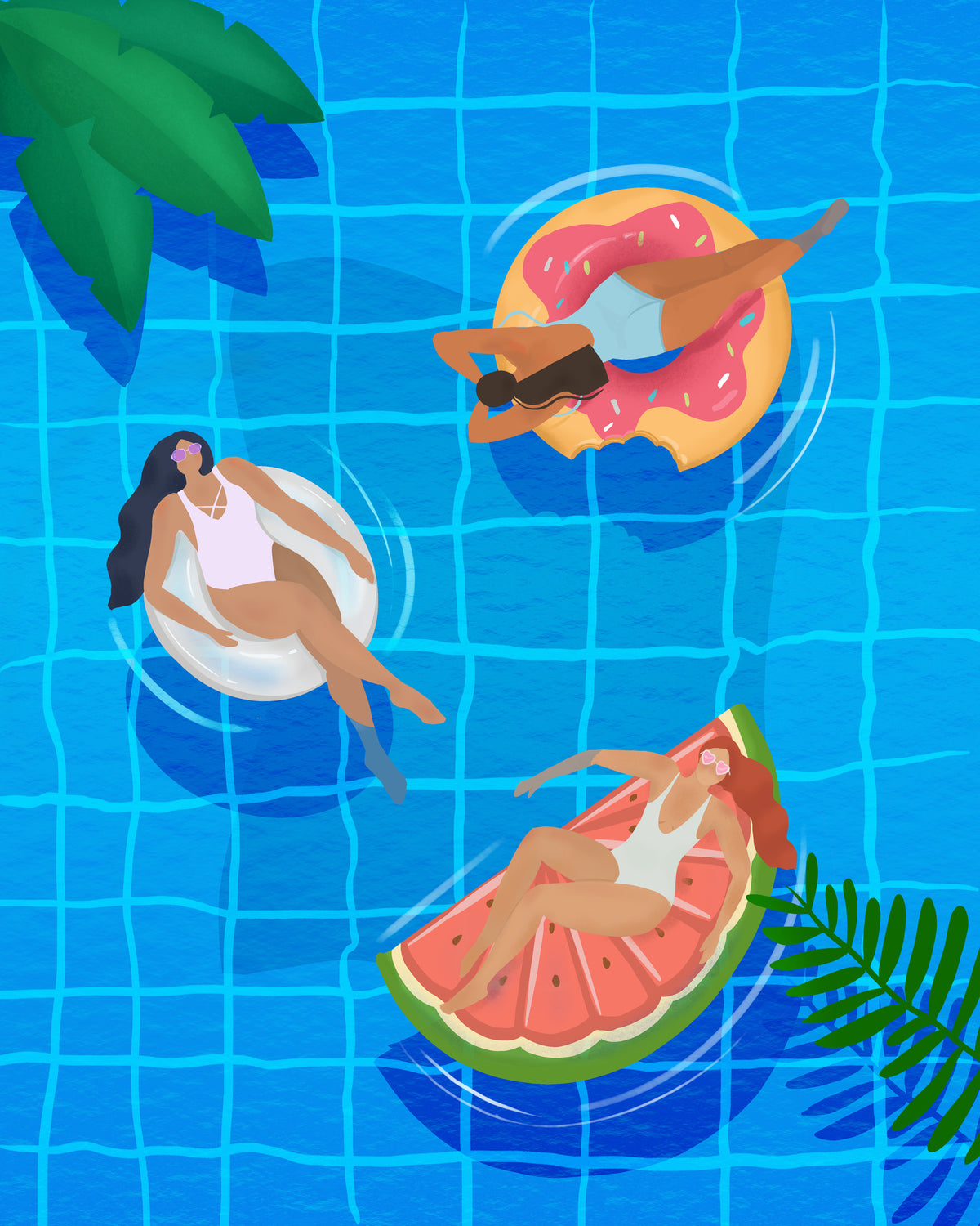 aluminium-print-pool-ladies-2