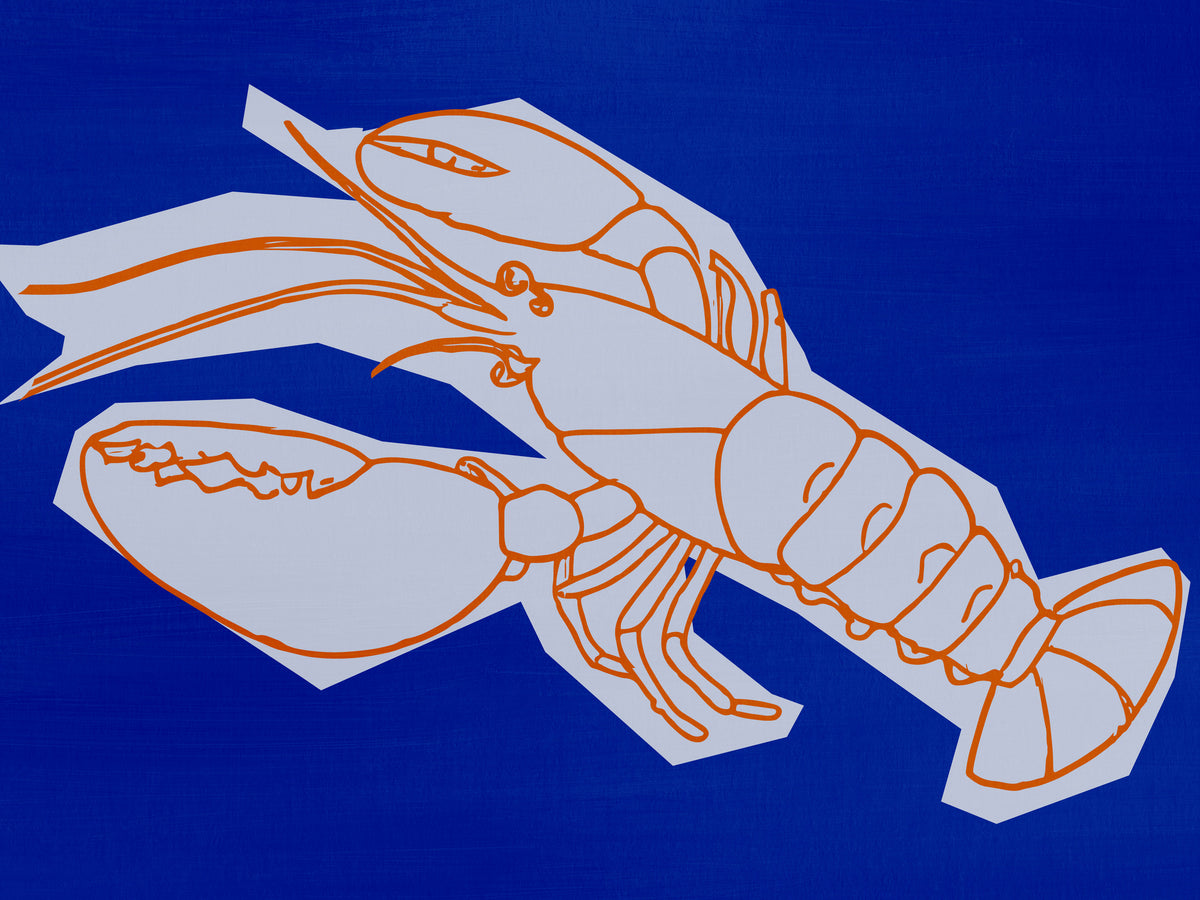 acrylic-print-lobster-in-lines
