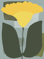 canvas-print-simplistic-yellow-flower