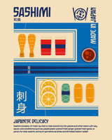 aluminium-print-sashimi-japanese-food-print