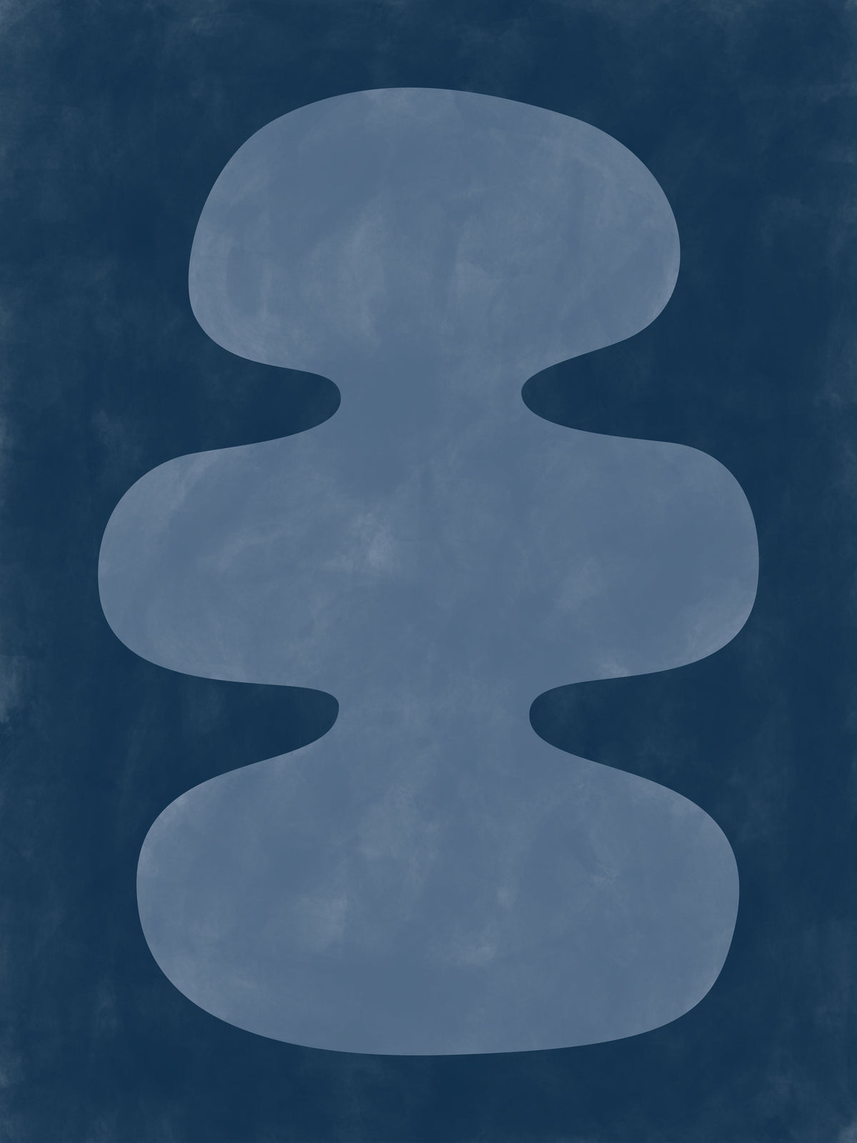 aluminium-print-blue-silhouette-form