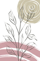 poster-print-delicate-line-of-leaves