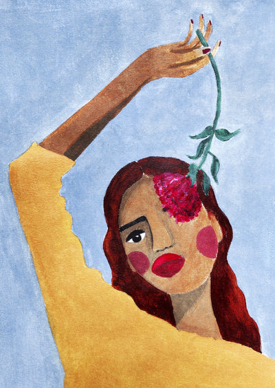 poster-print-magda-with-flower