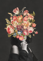 aluminium-print-vintage-floral-bouquet