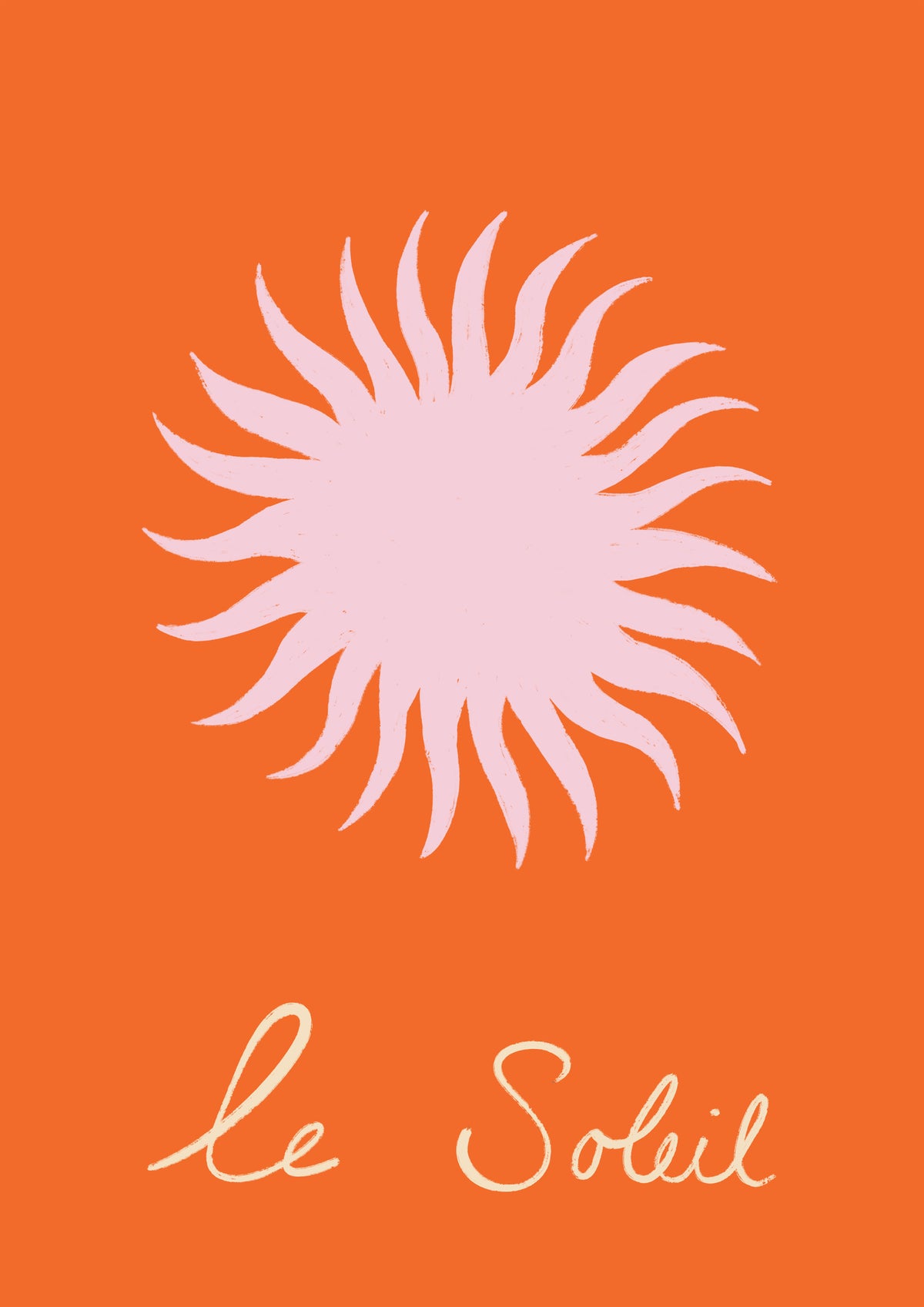 canvas-print-pink-soleil-print-with-text-by-ivy-green-illustrations